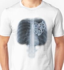 BiKE LOVE X Ray bicycle heart components Unisex T-Shirt