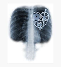 Lámina fotográfica BiKE LOVE X Ray componentes del corazón de la bicicleta