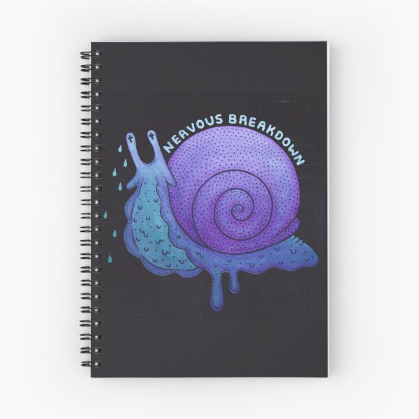 Item preview, Nervous Breakdown Snail designed and sold by CrystalCicada.