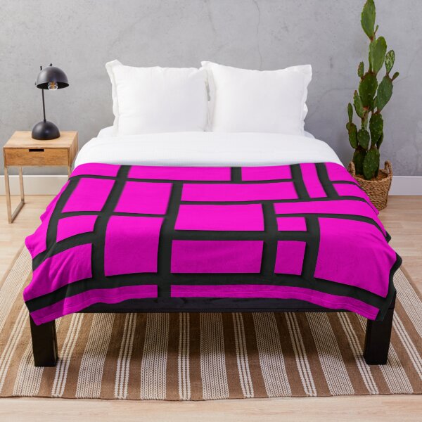Aperçu de l'œuvre Conception artistique de bloc géométrique rectangulaire rose créée et vendue par inquestyle.