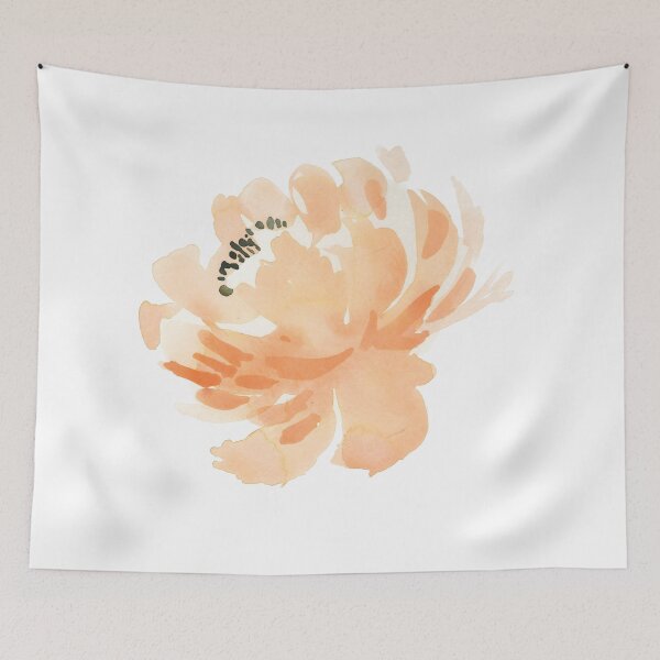 Item preview, Peach Flower Design  designed and sold by SunnyDayStyle.
