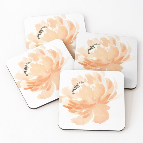 Item preview, Peach Flower Design  designed and sold by SunnyDayStyle.