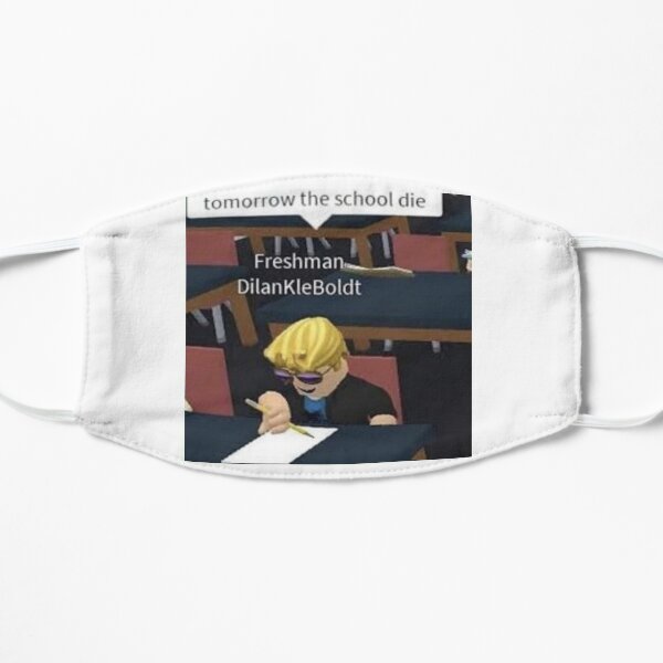 Tcc Face Masks Redbubble - tomorrow the school die roblox