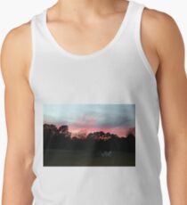 Colorful Sky Above The Trees Tank Top