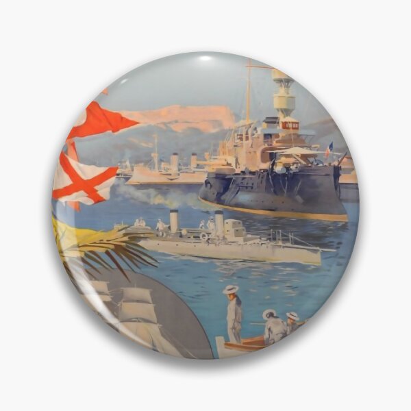 Item preview, Toulon vintage travel poster designed and sold by stickart-marek.