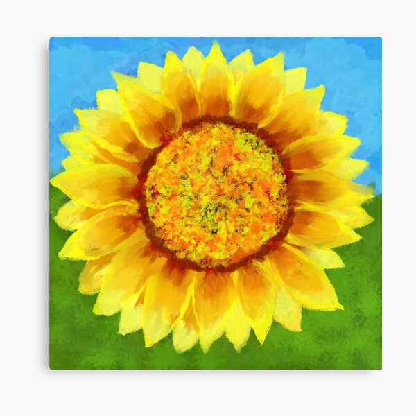 Sun Flower Image Canvas Print