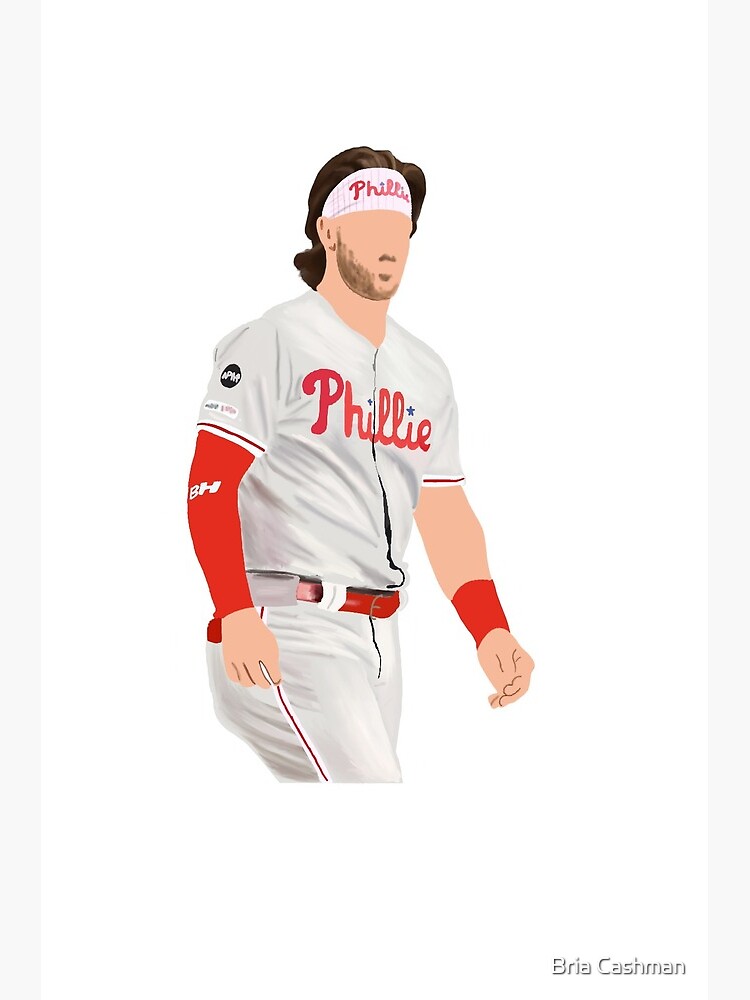 Bryce Harper Jersey Sticker for Sale by meganhoban