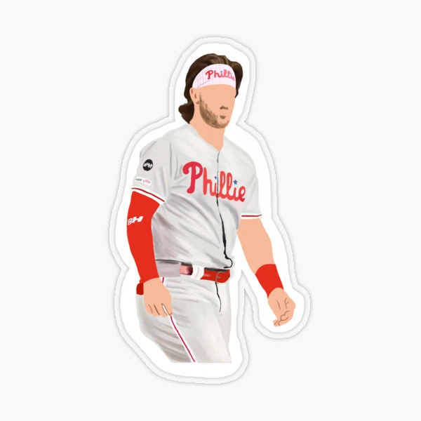 Bryce Harper Jersey  Art Board Print for Sale by athleteart20