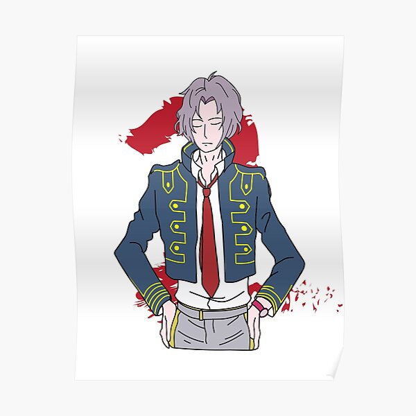 Zero escape 999 snake bust with number 2 behind Poster