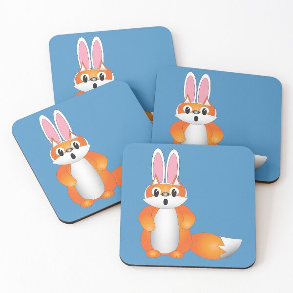 Artikelvorschau, Netter lustiger Fuchs in den Hasenohren entworfen und verkauft von candhdesigns.