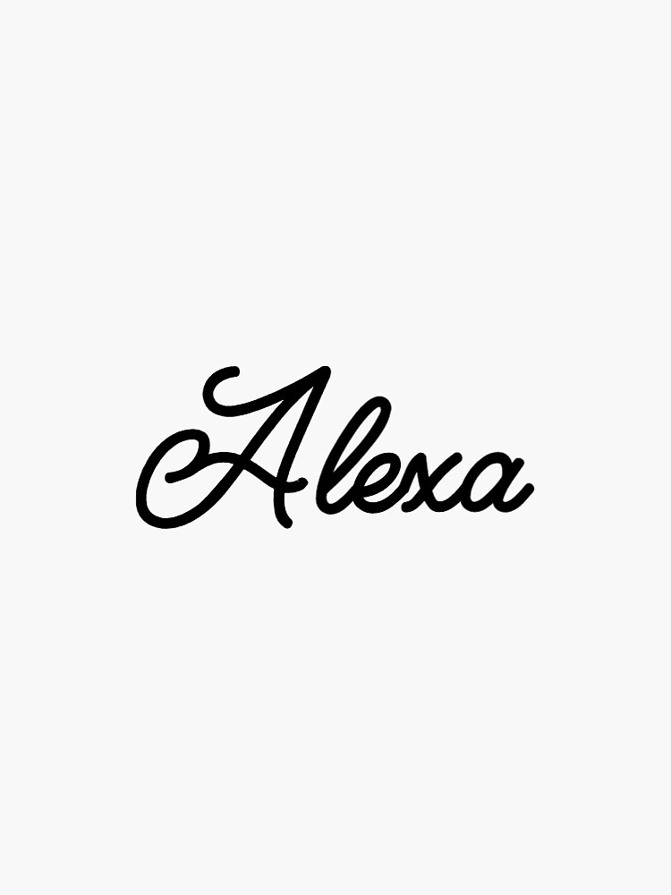 Alexa Sticker Sheet