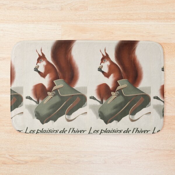 Item preview, Le plaisirs de Hiver vintage travel poster designed and sold by stickart-marek.