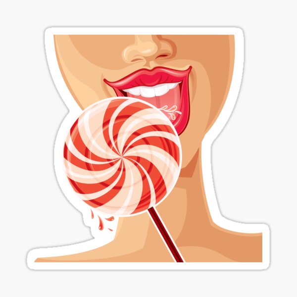 Lollipop Girl Sticker