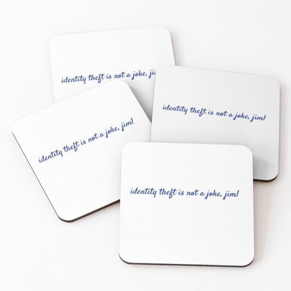 Item preview, identity theft is not a joke, jim! (the office) designed and sold by mass-stickers.