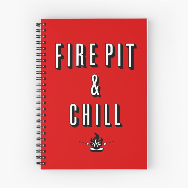 Item preview, Fire Pit and Chill Backyard Summertime designed and sold by peculiarpeachco.