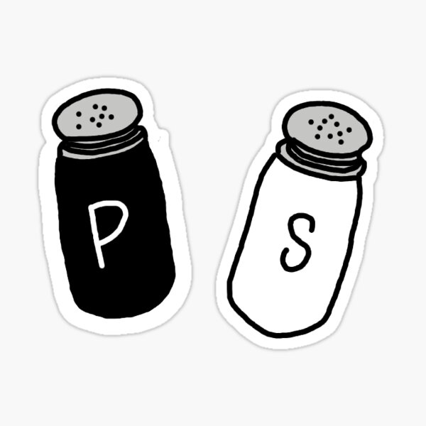 Salt And Pepper Stickers for Sale