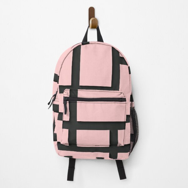 Item preview, Light Pink Rectangular Geometric Block Art Design designed and sold by inquestyle.
