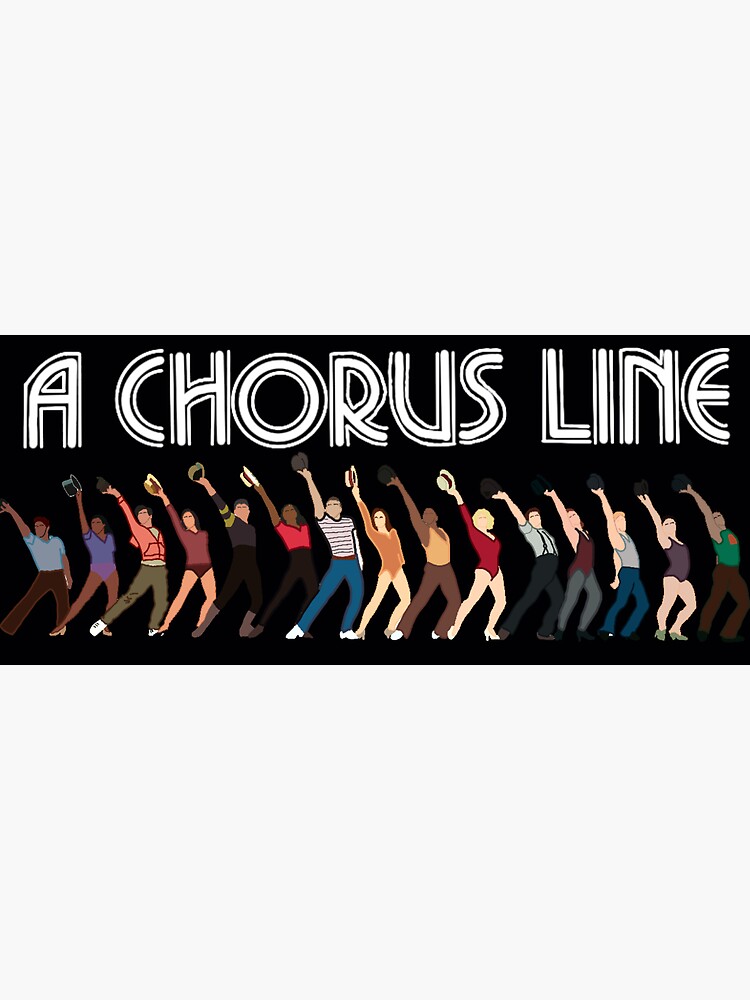 "A Chorus Line Musical" Sticker for Sale by jjwits Redbubble