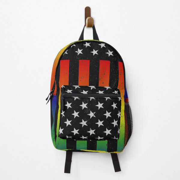 Item preview, American LGBTQ Flag designed and sold by johnmgr21.