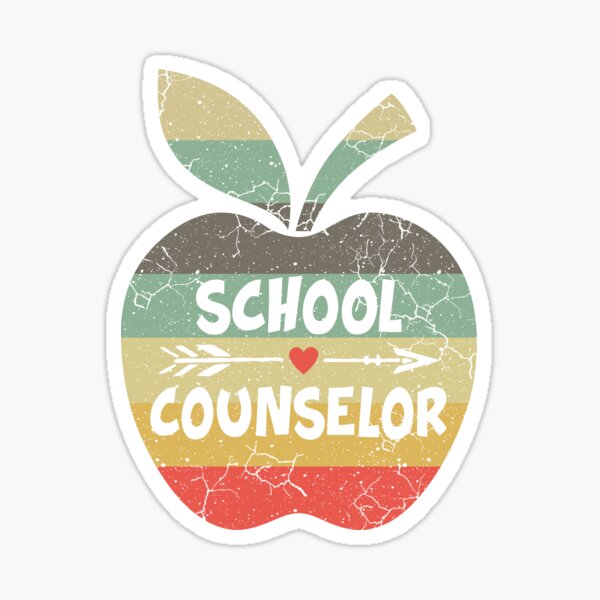 School counselor Back to School Gift For Teacher " Sticker for Sale by  lhk12345 | Redbubble