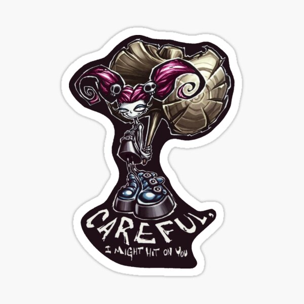 Goth Girls | Careful, I Might Hit On You Sticker
