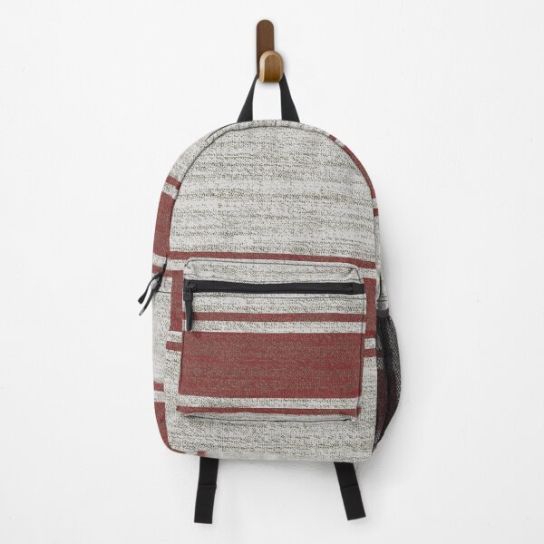 Item preview, 1980s farmhouse chic burgundy jacquard stripes linen french country designed and sold by LEILA ART SPACE.
