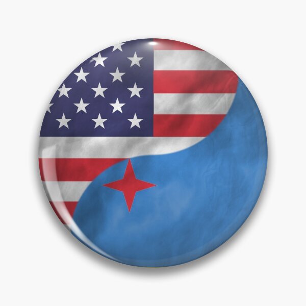 Item preview, USA and Aruba Dual Flag Yin Yang Combination designed and sold by ockshirts.