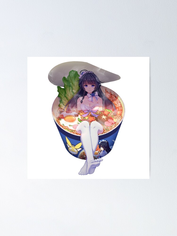 "Ramen chan " Poster for Sale by Ghost-fett | Redbubble
