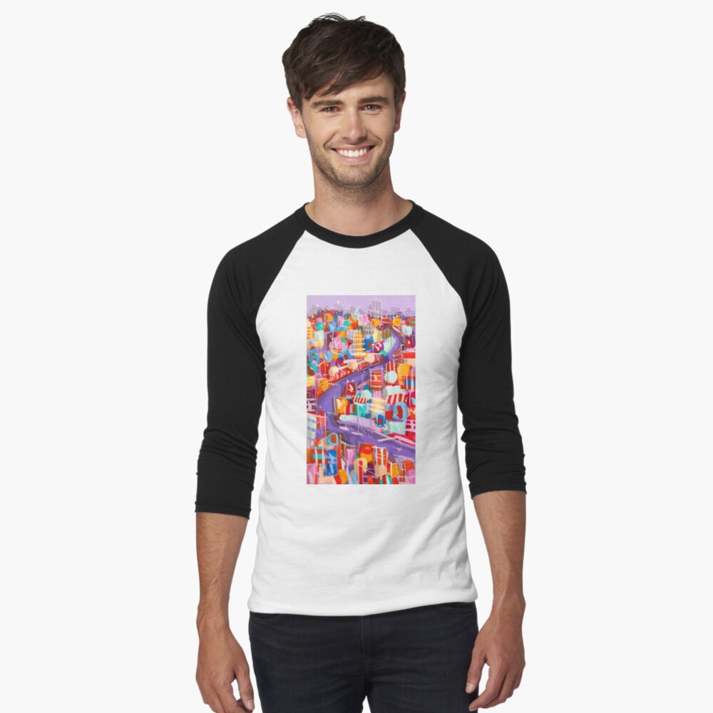 Item preview, Baseball ¾ Sleeve T-Shirt designed and sold by sabafas.