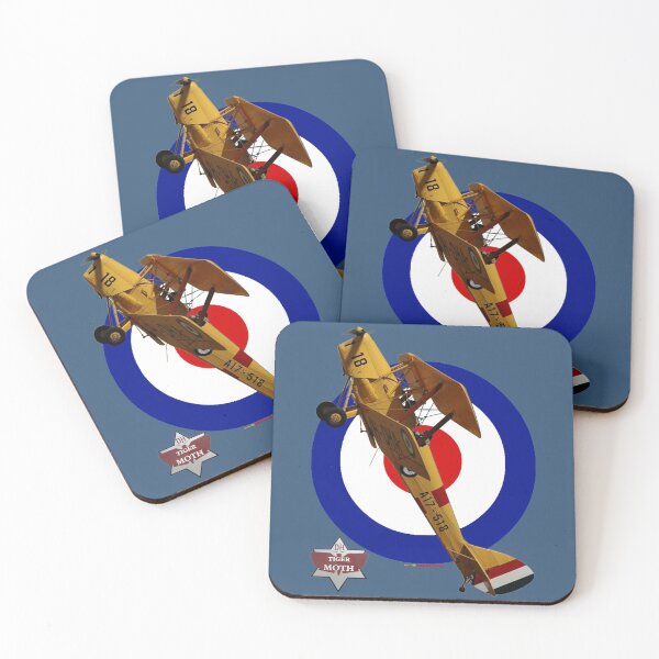 Item preview, RAF Roundel & Motif -Tiger Moth VH-DHA 20181021 designed and sold by muz2142.