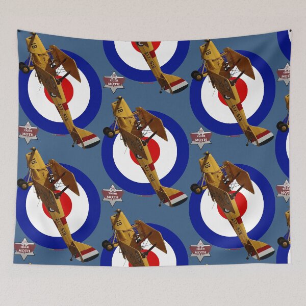 Item preview, RAF Roundel & Motif -Tiger Moth VH-DHA 20181021 designed and sold by muz2142.