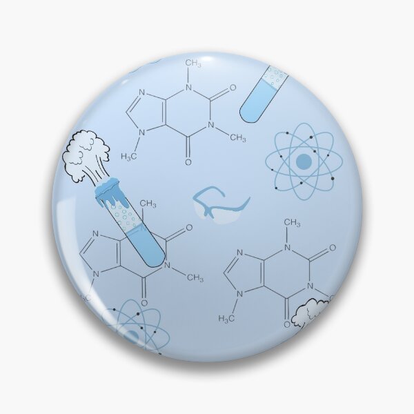 Item preview, Chemistry Symbol Pattern Blue designed and sold by karwilberevivalcollection.