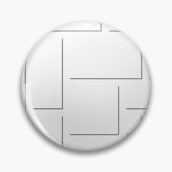 Item preview, White and Black Lines Rectangular Geometric Block Art Design designed and sold by inquestyle.