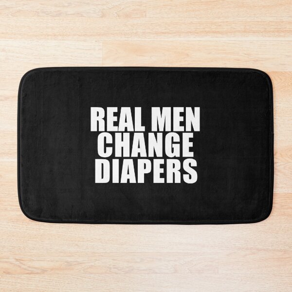 Item preview, Real Men Change Diapers Parenting New Dads Father's Day designed and sold by losttribe.