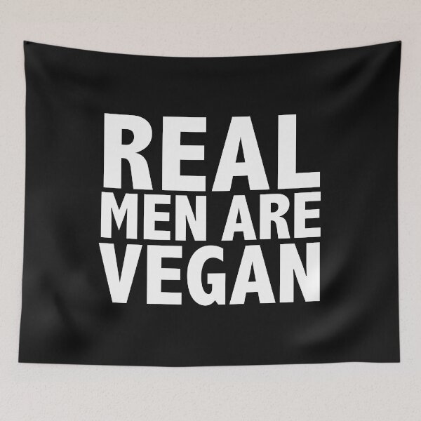 Item preview, Real Men are Vegan Plant based Vegetarian Herbivore designed and sold by losttribe.