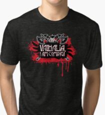 Led Zeppelin "Immigrant Song" lyrics, "Valhalla, I Am Coming!" Tri-blend T-Shirt