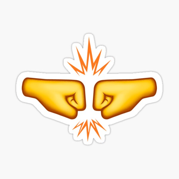 Fist Bump Sticker