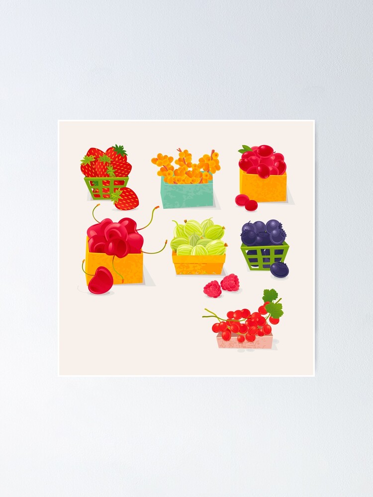Alternate view of Sweet Berries Poster