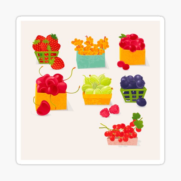 Sweet Berries Sticker