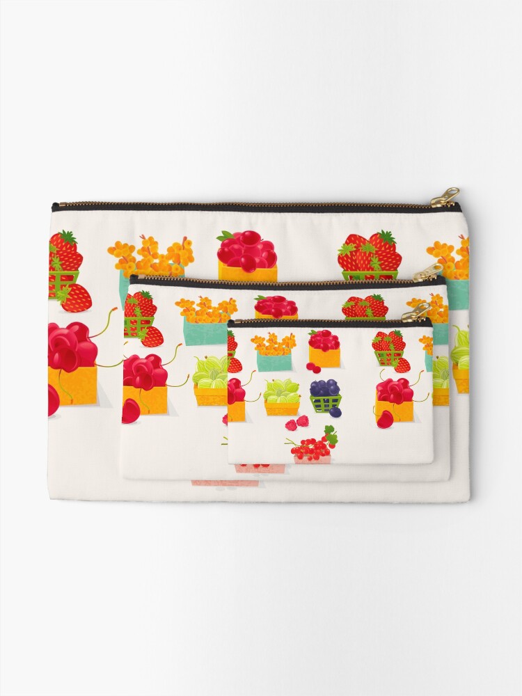 Alternate view of Sweet Berries Zipper Pouch