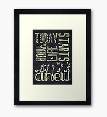Anew Framed Print