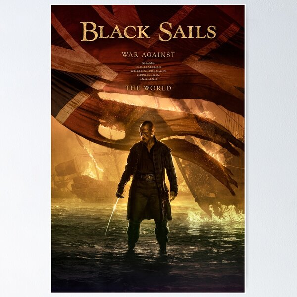 Item preview, Gay AF Black Sails Poster designed and sold by CharCubedDesign.