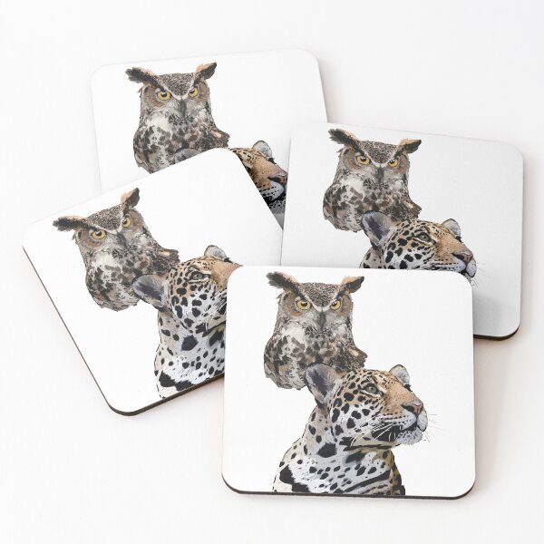 Item preview, American Owl and Jaguar designed and sold by obscurite.