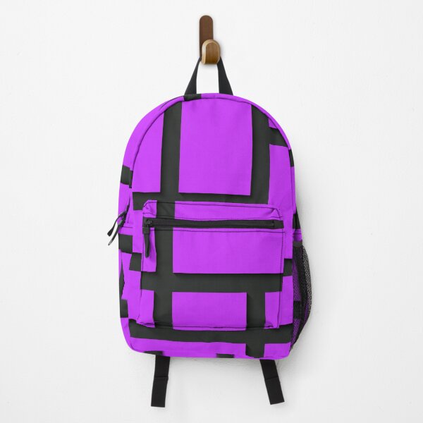 Item preview, Purple and Black Rectangular Geometric Block Art Design designed and sold by inquestyle.