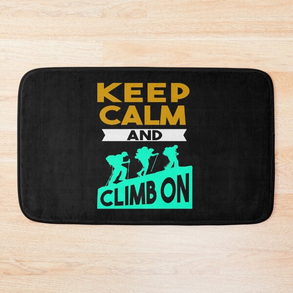Item preview, Keep Calm and Climb on Mountaineer Mountain designed and sold by losttribe.