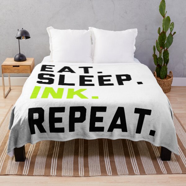 Item preview, Eat Sleep Tattoo Repeat, Eat Sleep Ink Repeat Gift designed and sold by fourstripes.