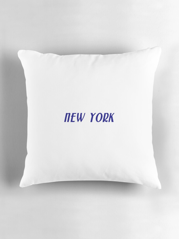 Thumbnail 3 of 4, Pillow, NEW YORK || design, sticker, t shirt designed and sold by mass-stickers.
