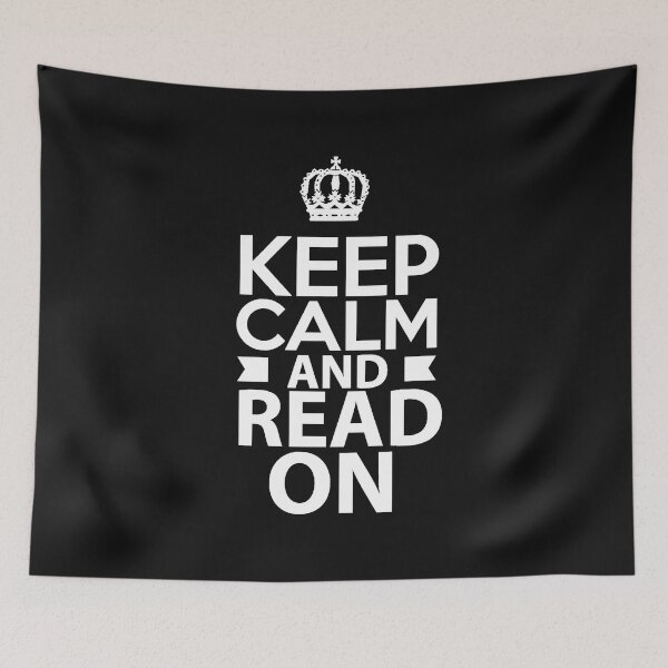 Item preview, Keep Calm and Read On Bookworm Bookclub Readers designed and sold by losttribe.