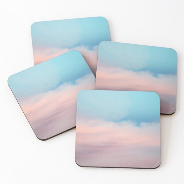 Item preview, Sky Fluffy Clouds with Pink and Blue - from the cockpit  designed and sold by Michelle  Brewster.