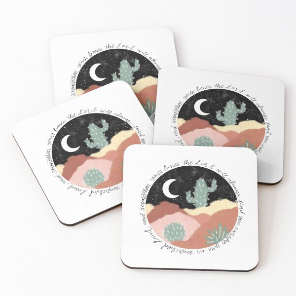 Item preview, desert drawing and bible verse designed and sold by averyvasquez.